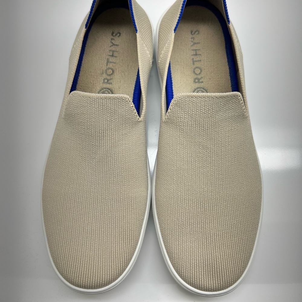 Rothy’s sneakers in sand